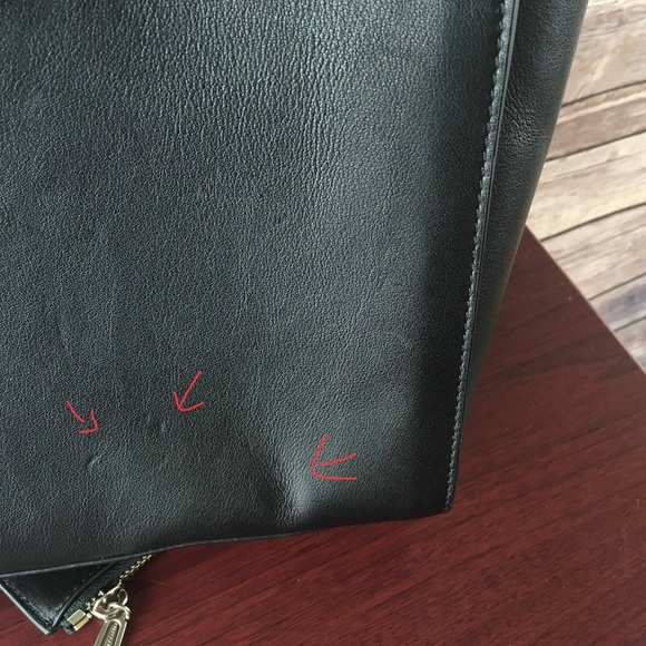 Rebecca Minkoff Black Leather Ring Satchel Bag - Picture 7 of 8